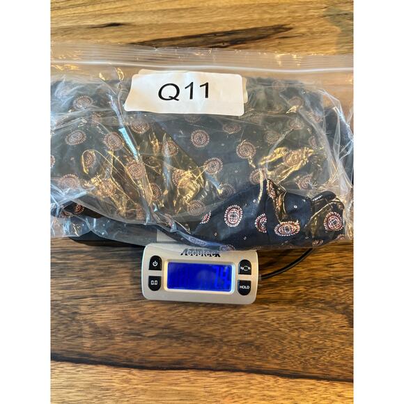 Banana Republic SILK Foulard Ruffle Blue Dress Long Sleeve Gold Stud Buttons 8 - Picture 14 of 14